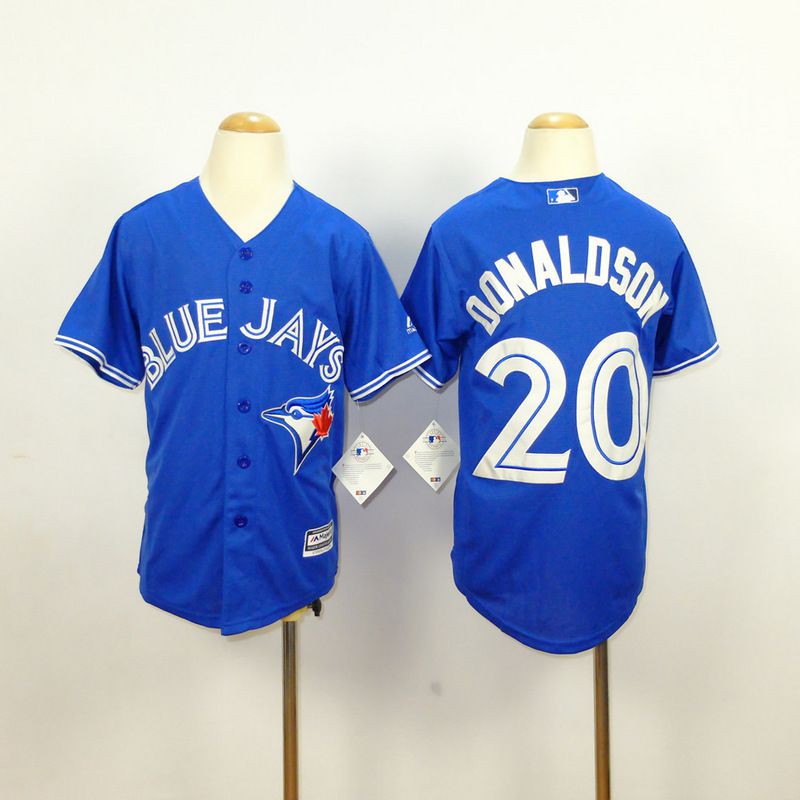 Youth Toronto Blue Jays #20 Donaldson Blue MLB Jerseys